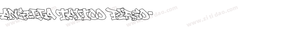 Angilla Tattoo Perso字体转换